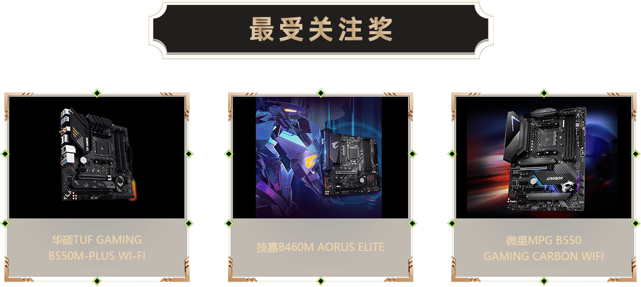 最受關注獎-主板